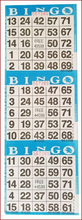Load image into Gallery viewer, Bingo Paper Game Cards 3 on 10 sheets 100 Books