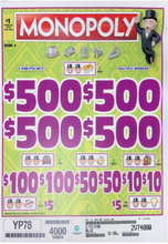 Load image into Gallery viewer, $1 Instant Pull Tabs -Bar Hopping- $500 TOP PRIZE 4000 Count