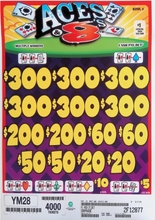 Load image into Gallery viewer, $1 Instant Pull Tabs  - Malt Vault or Similar Title - $300 Top Prize 4000 Count
